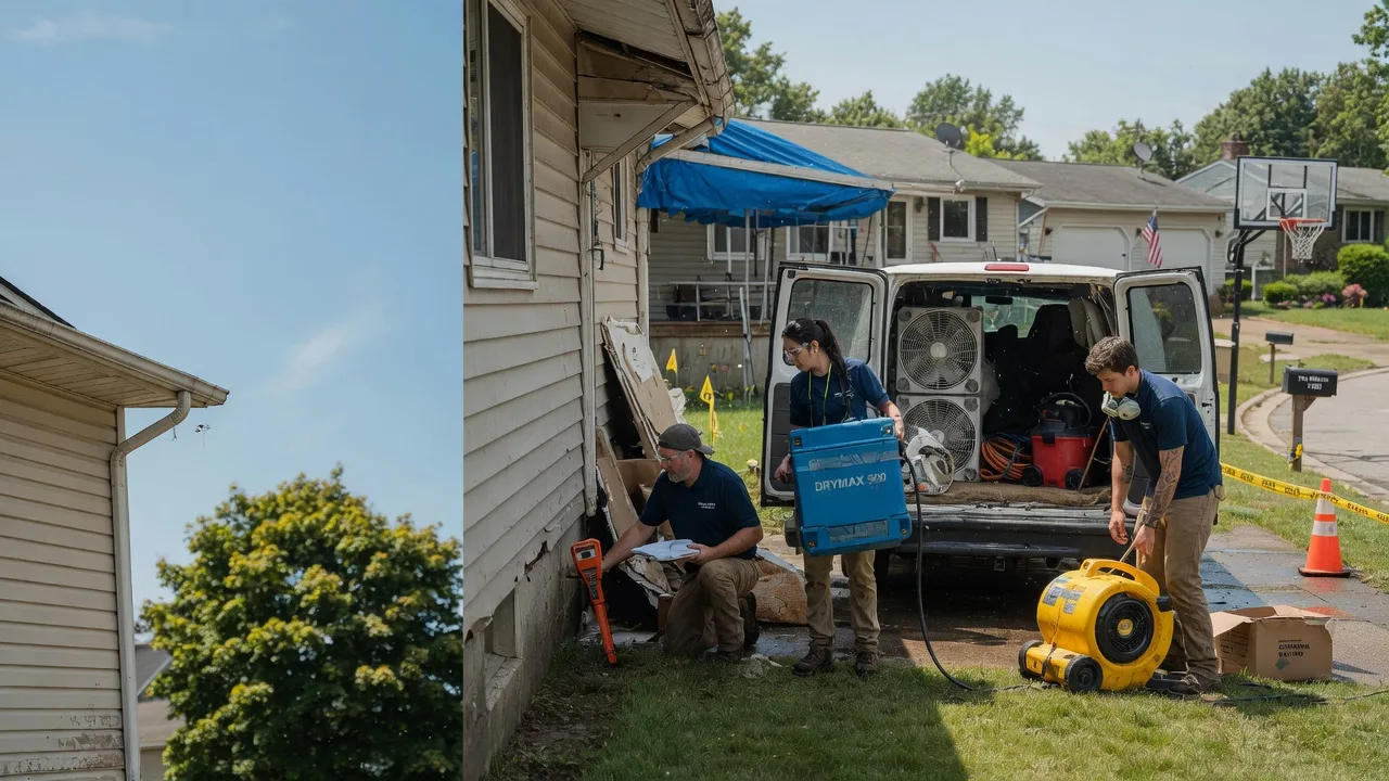 Ceiling Leak Cleanup in Butte Des Morts, WI near me